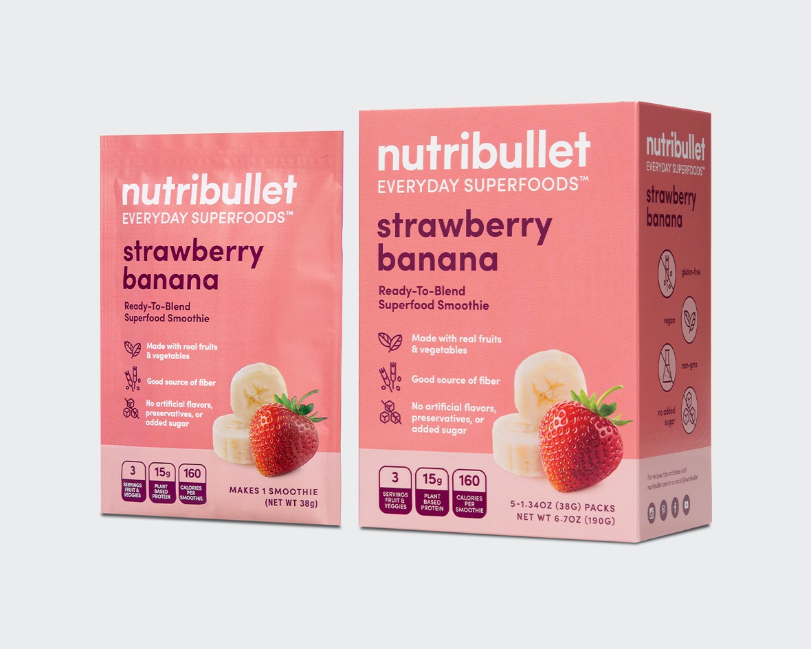 nutribullet ReadyToBlend Smoothies Five Flavors nutribullet
