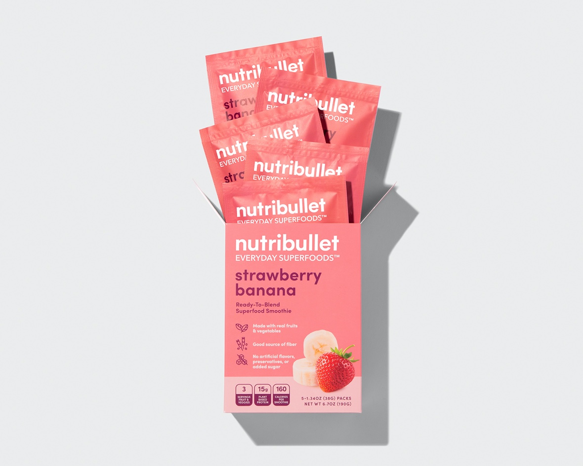 nutribullet ReadyToBlend Smoothies Five Flavors nutribullet