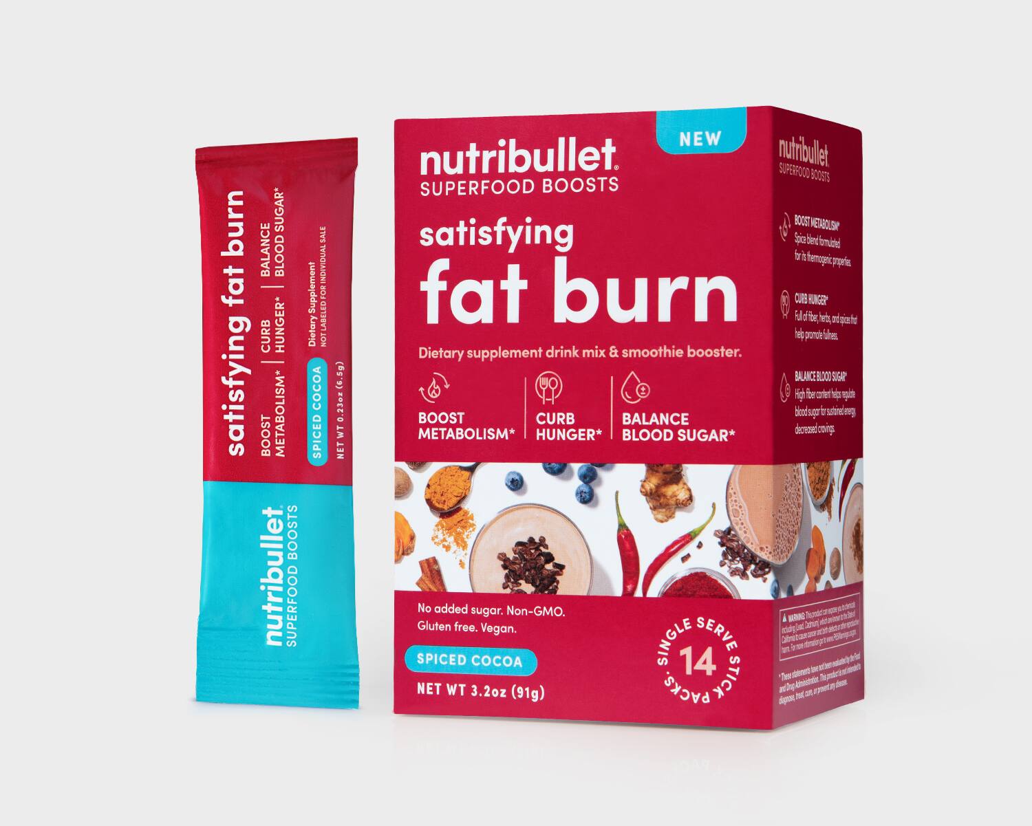 Satisfying Fat Burn: Natural Burning Supplement Powder | nutribullet